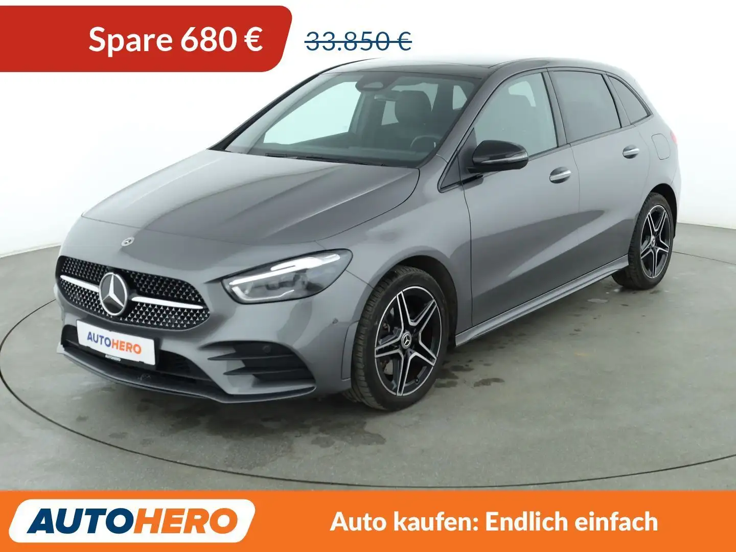 Mercedes-Benz B 250 B 250e AMG Line Aut.*MULTIBEAM*PANO*NAVI*TEMPO*CAM Grau - 1