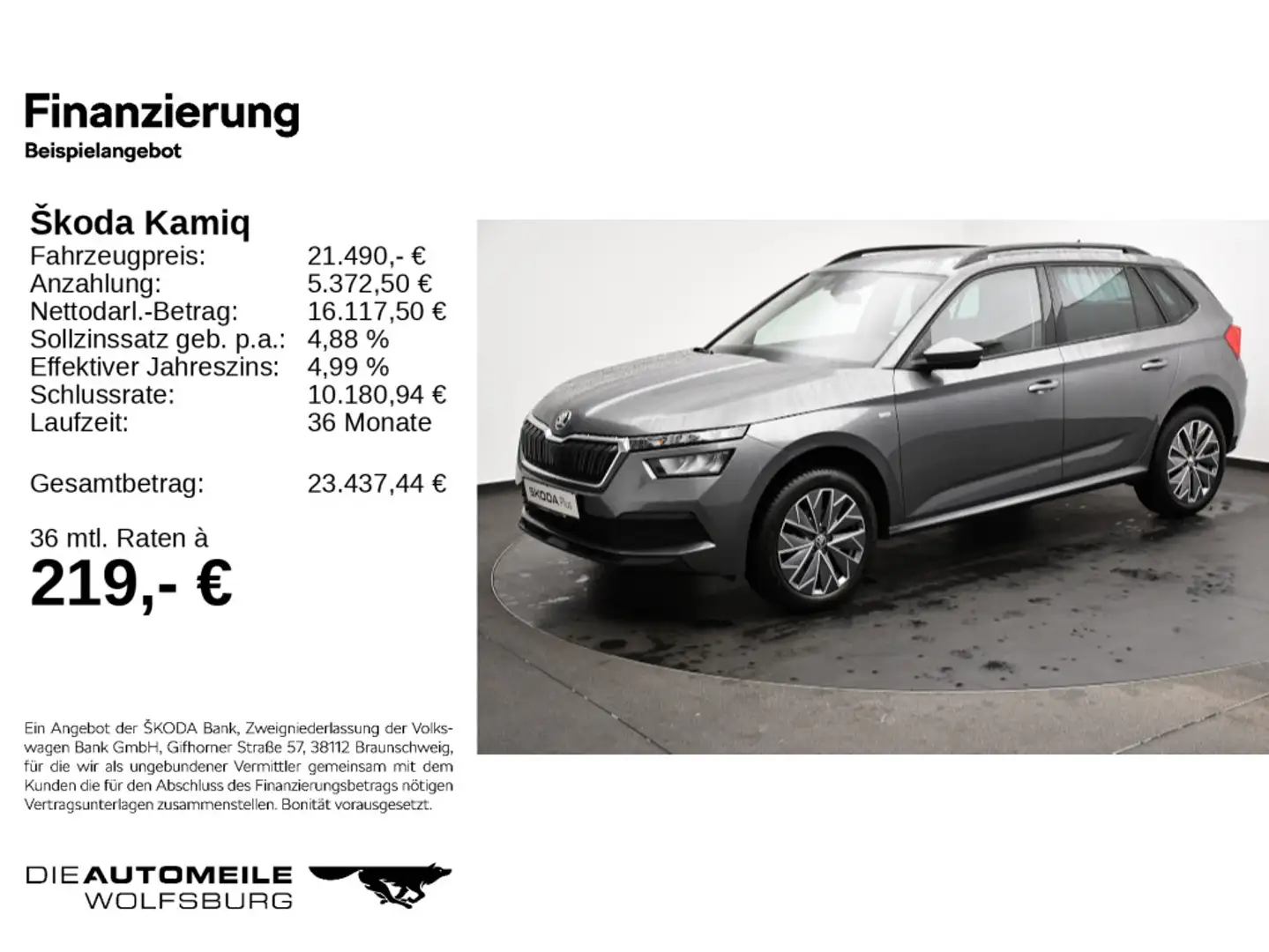 Skoda Kamiq 1.0 TSI DSG Tour LED/Einparkhi Szürke - 2