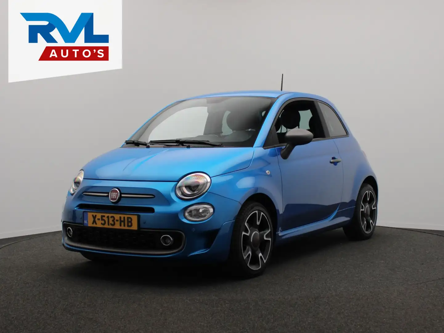 Fiat 500 1.2 Sport Airco Cruise Lichtmetaal Blauw - 1