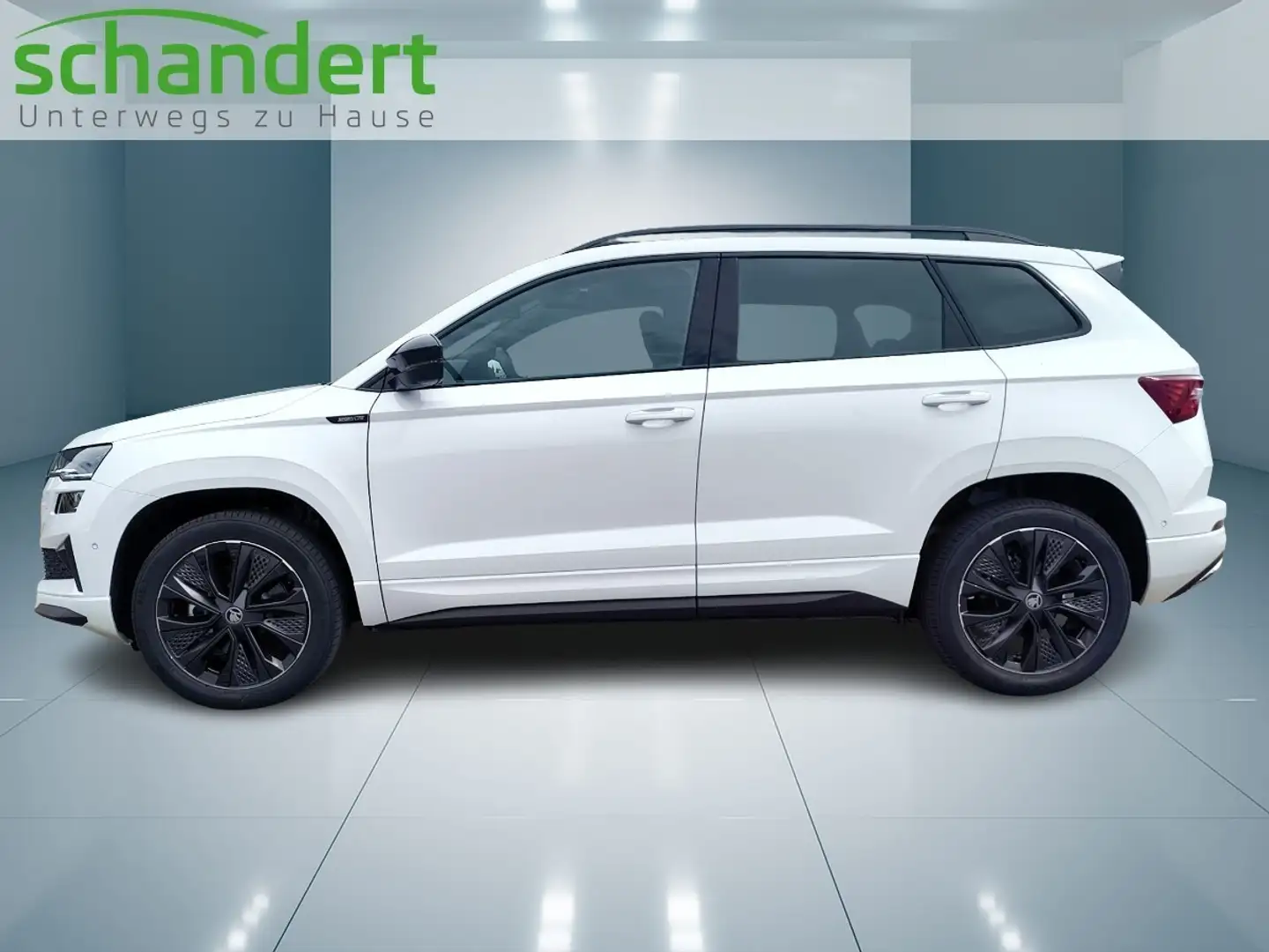 Skoda Karoq 2.0 TDI Sportline DSG Matrix AHK Navi Klimaautom Weiß - 2