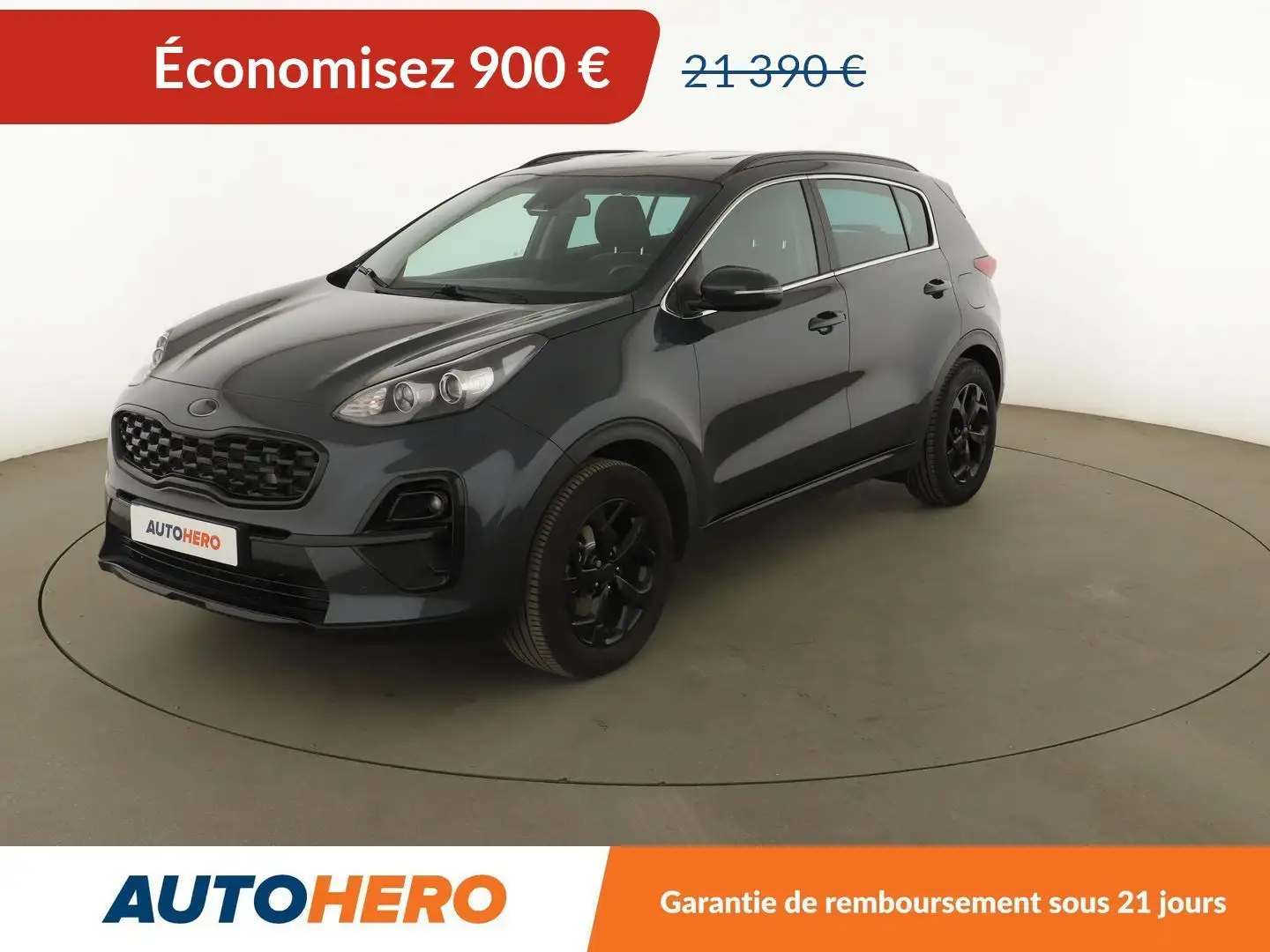Kia Sportage 1.6 CRDi MHEV Black Edition Gris - 1
