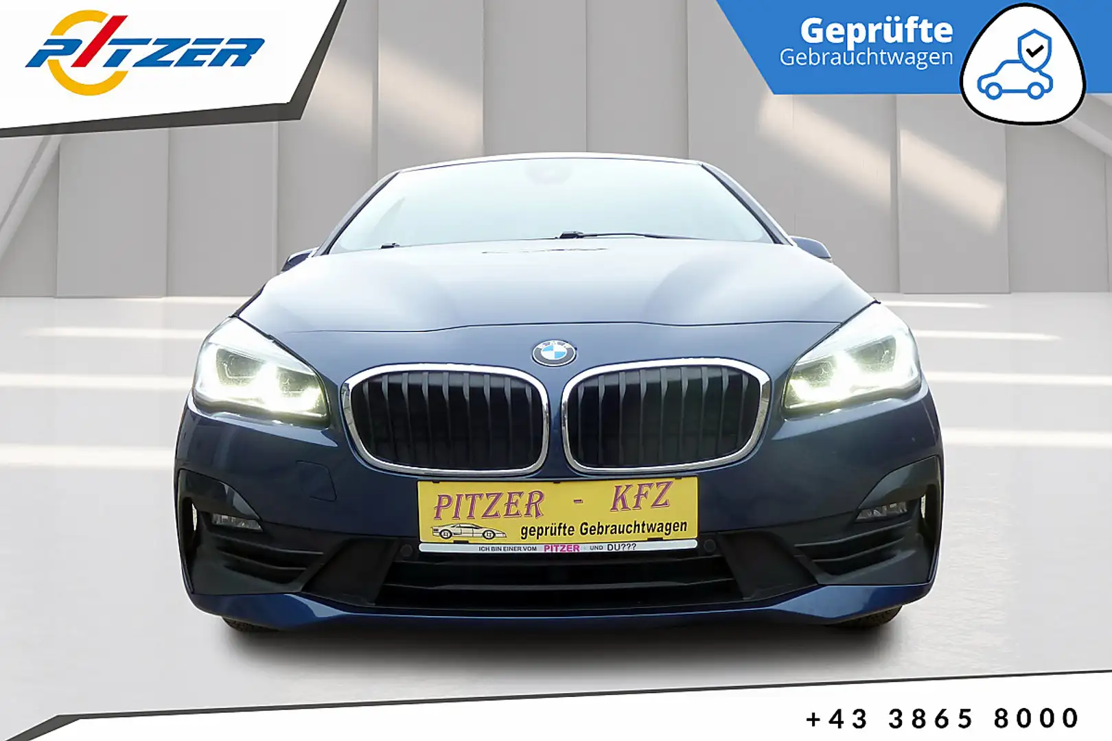 BMW 218 d xDrive Gran Tourer Blau - 1