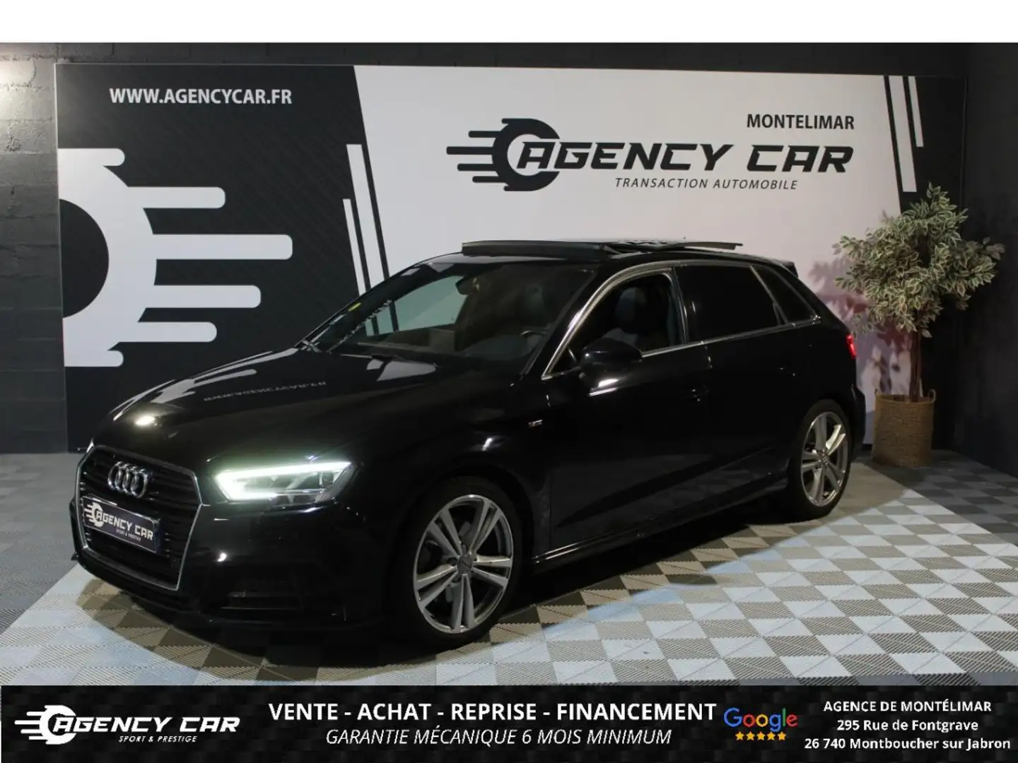 Audi A3 Quattro 2.0 TDI 150ch S line - Toit Ouvrant Noir - 1