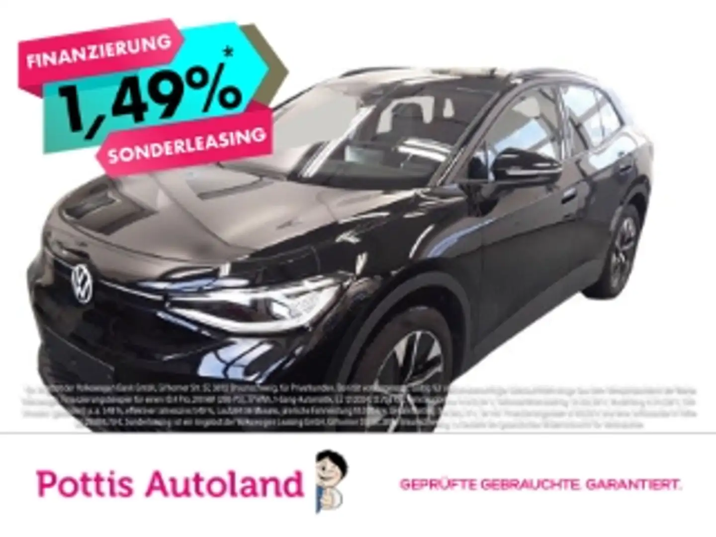 Volkswagen ID.4 PURE PERFORMANCE NAVI IQ.LIGHT KAMERA PDC SITZHZG Schwarz - 1