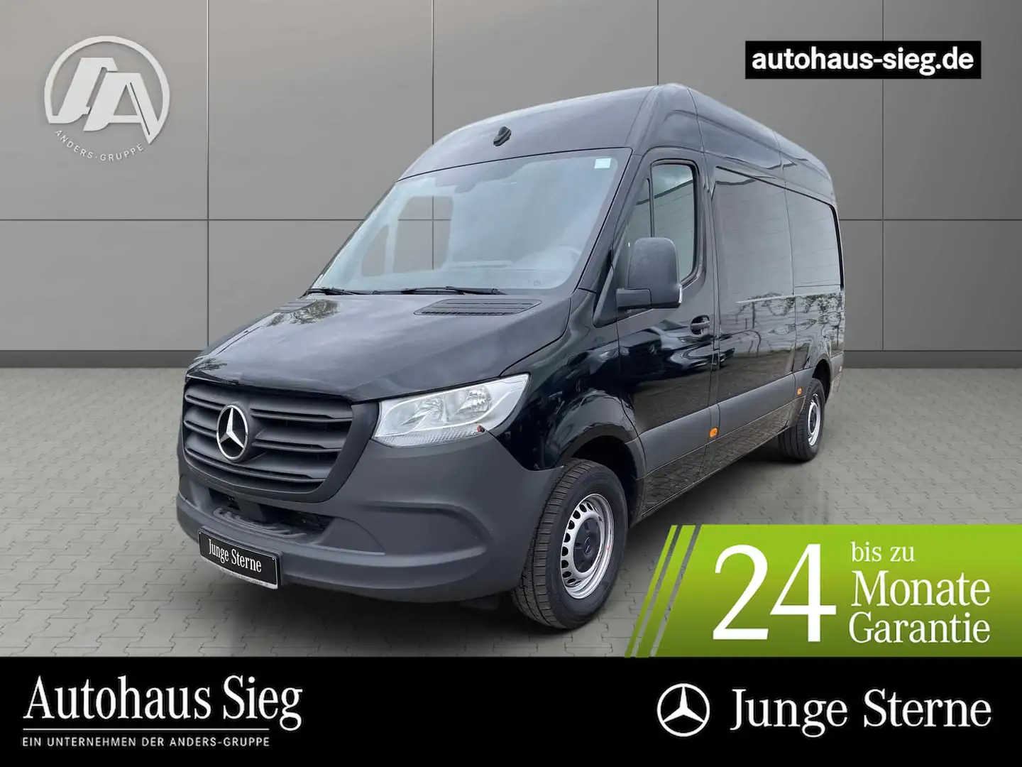 Mercedes-Benz Sprinter 317 Kasten L2H2 Navi*DAB*MBUX*Tempo*RFK Negro - 1