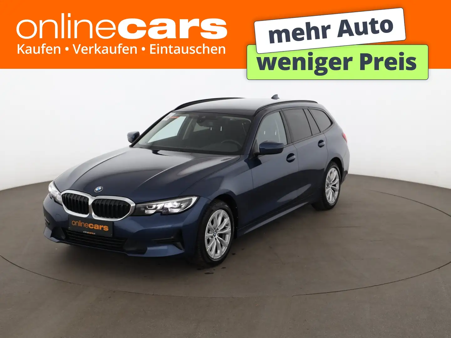BMW 318 d Touring Advantage Aut LED NAVI SITZHZG TEMP Blau - 1