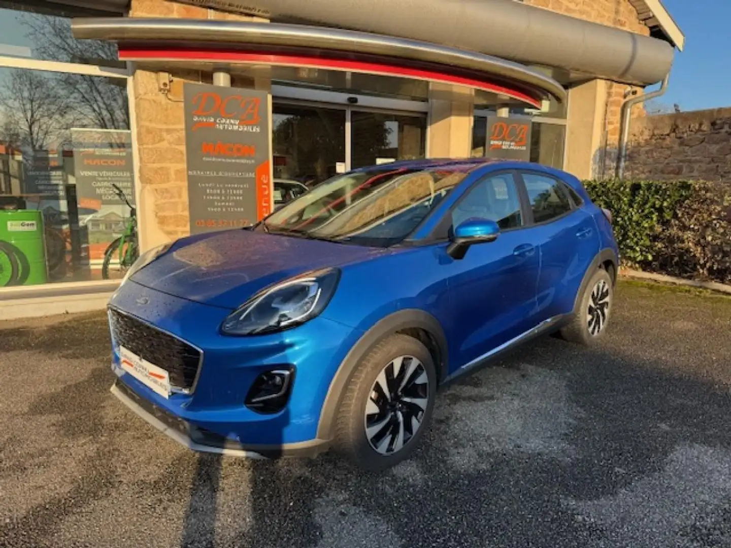 Ford Puma 1.0 Flexifuel mHEV - 125 S&S II 2019 Titanium PHASE 1 Bleu - 1