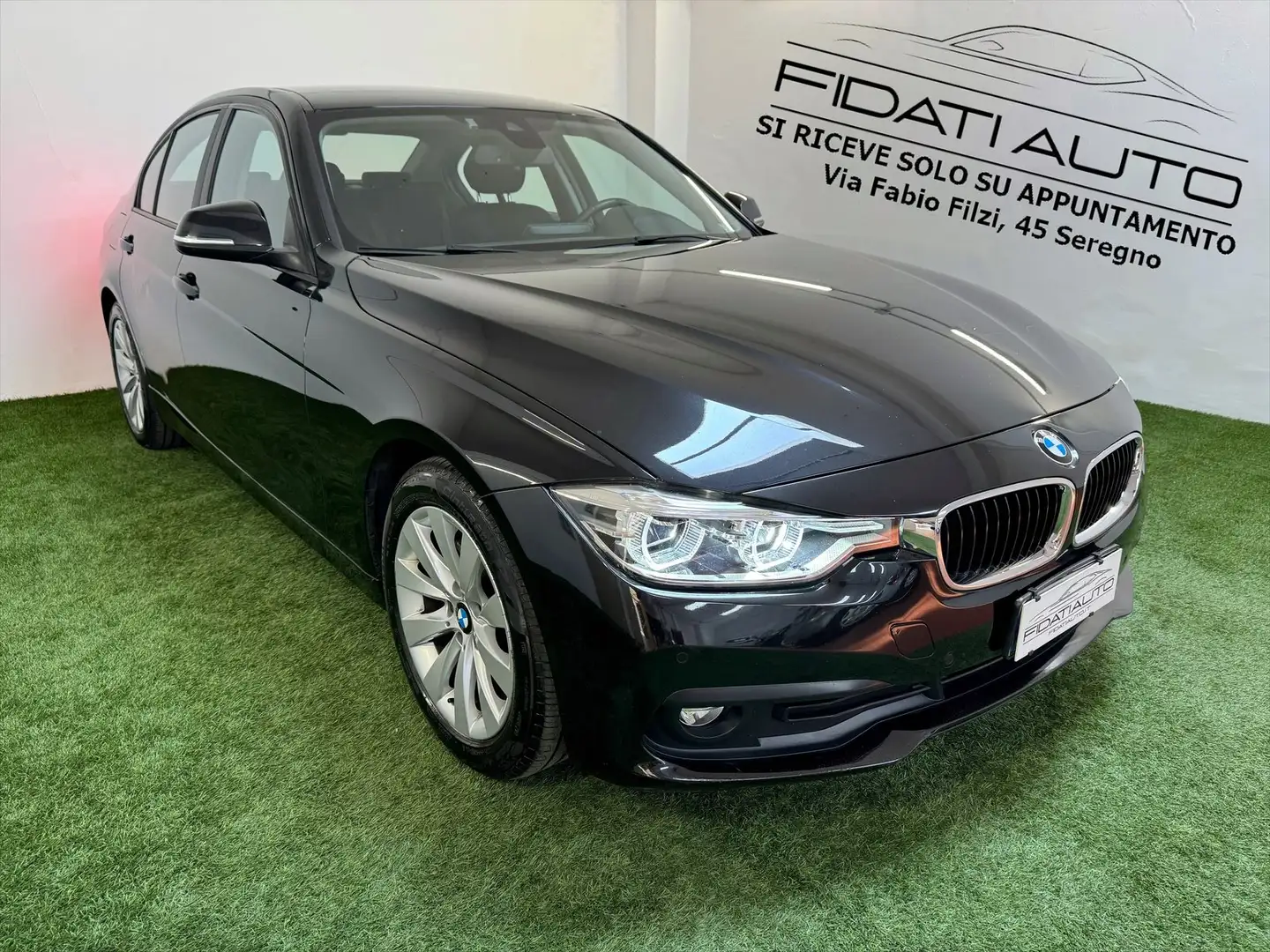 BMW 318 318d EURO6 ADVANTAGE BERLINA TAGLIANDI BMW Zwart - 1