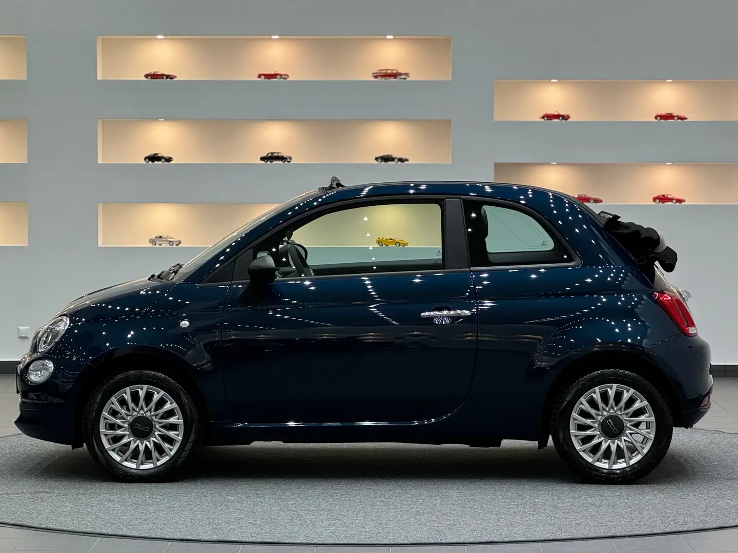 Fiat 500C Dolcevita Cabrio Hybrid *1.Besitz*1.300 km*Apple-C Blau - 2