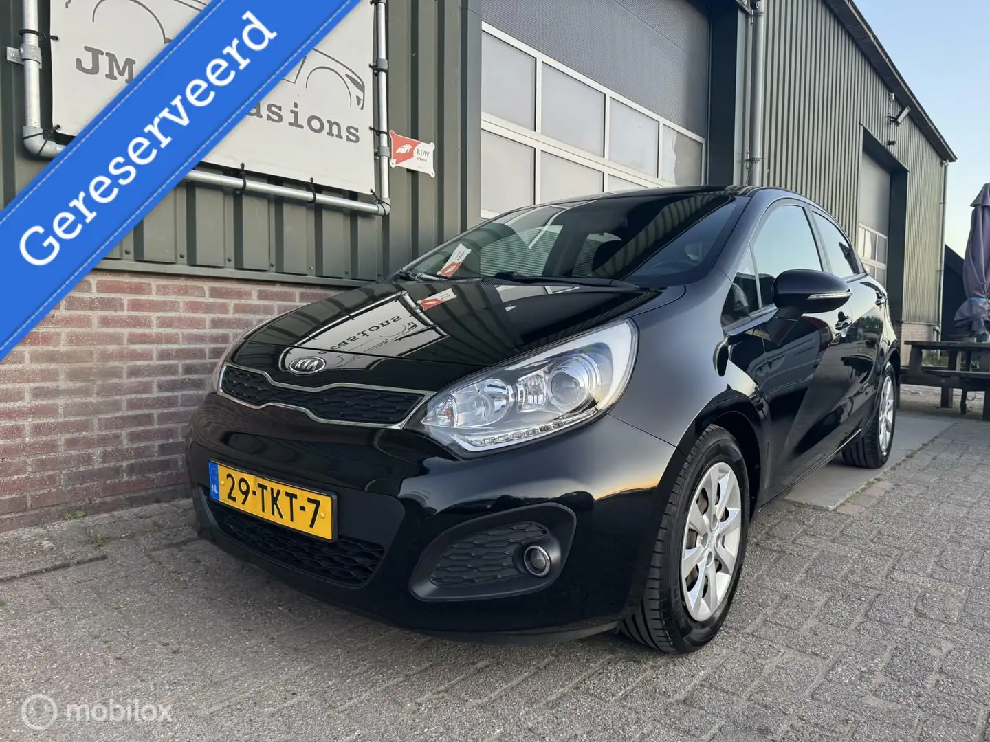Kia Rio 1.2 CVVT Super Pack|Airco|Led/xenon|Getint glas|AP Negro - 2