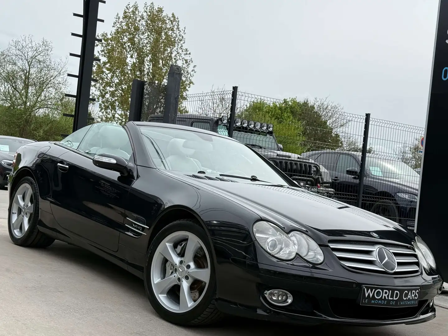 Mercedes-Benz SL 600 Roadster BiTurbo V12 PANO/ DISTRO/ XENON/ FULL OP. Noir - 2
