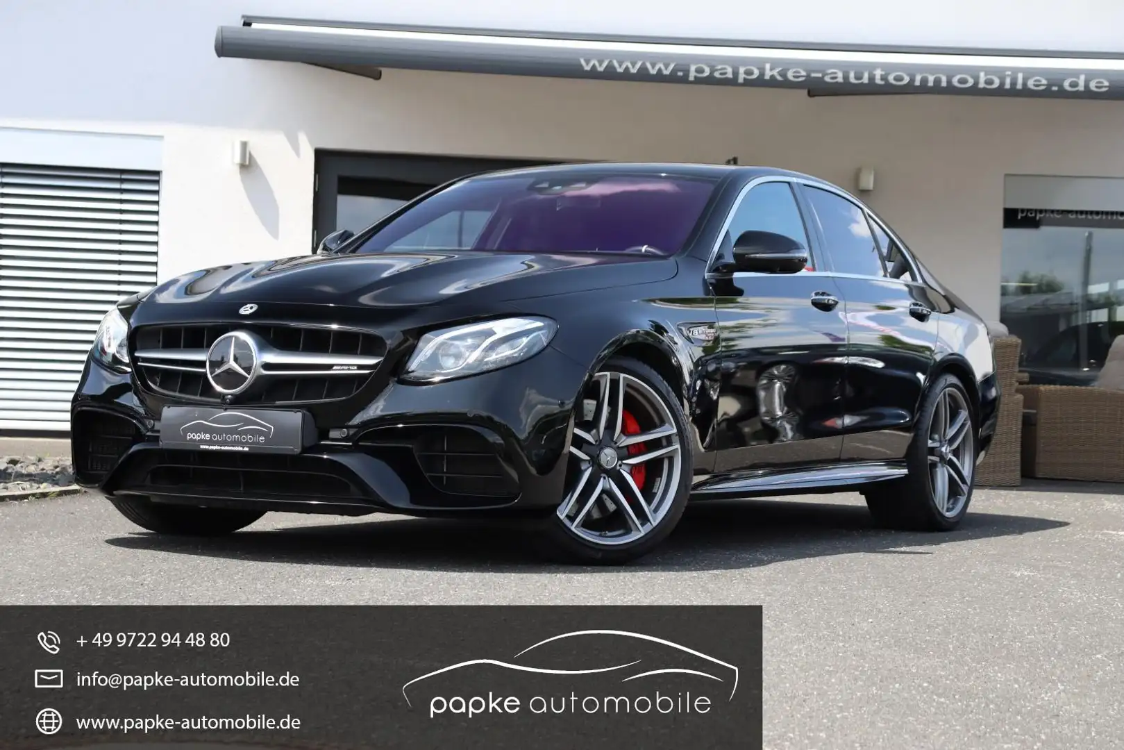 Mercedes-Benz E 63 AMG S 4M+ +OHNE OPF+DRIVER´S+HEAD-UP+MULTIBEAM+ Noir - 1