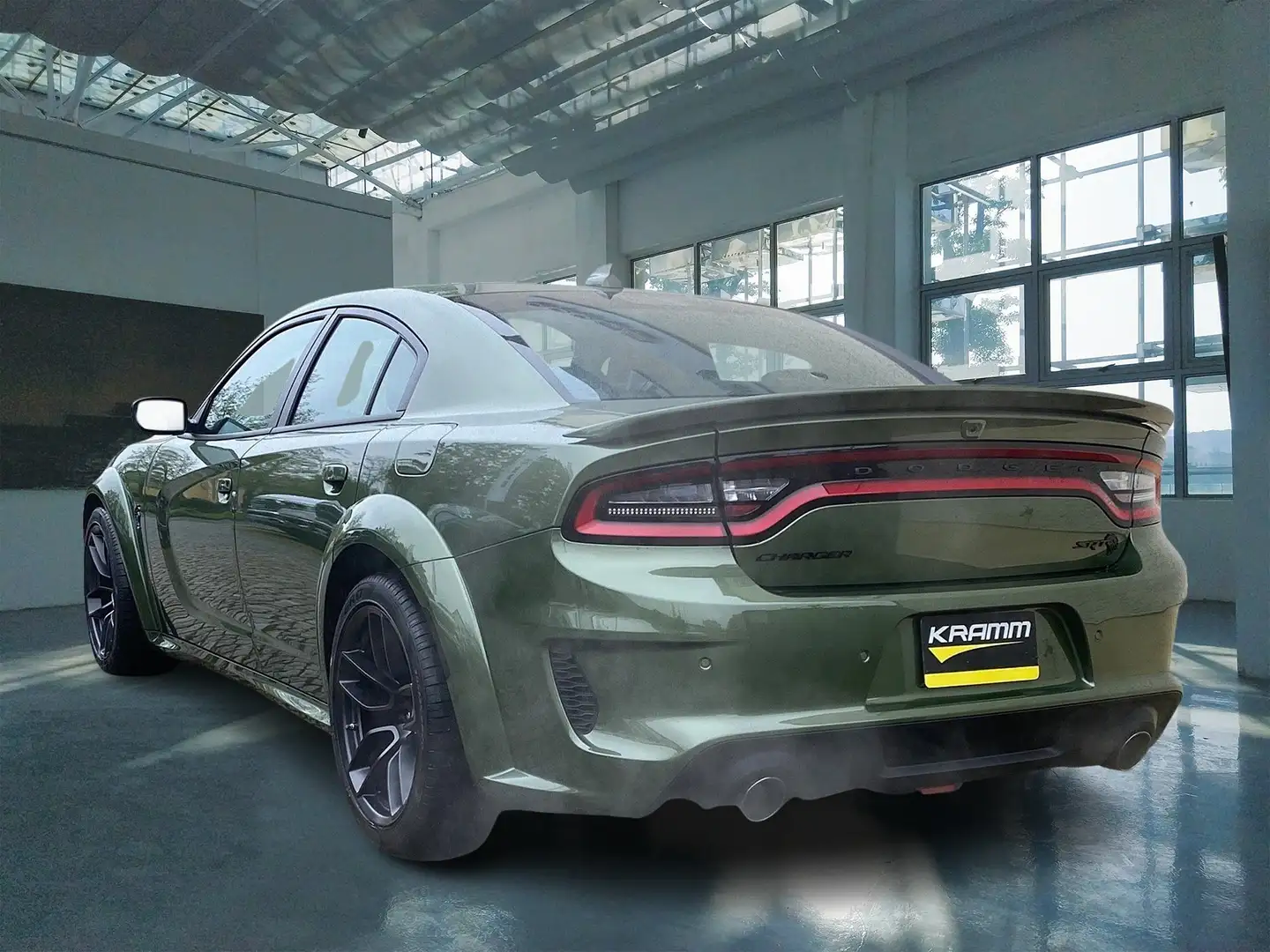 Dodge Charger SRT Hellcat Widebody Black Package LED Zielony - 2
