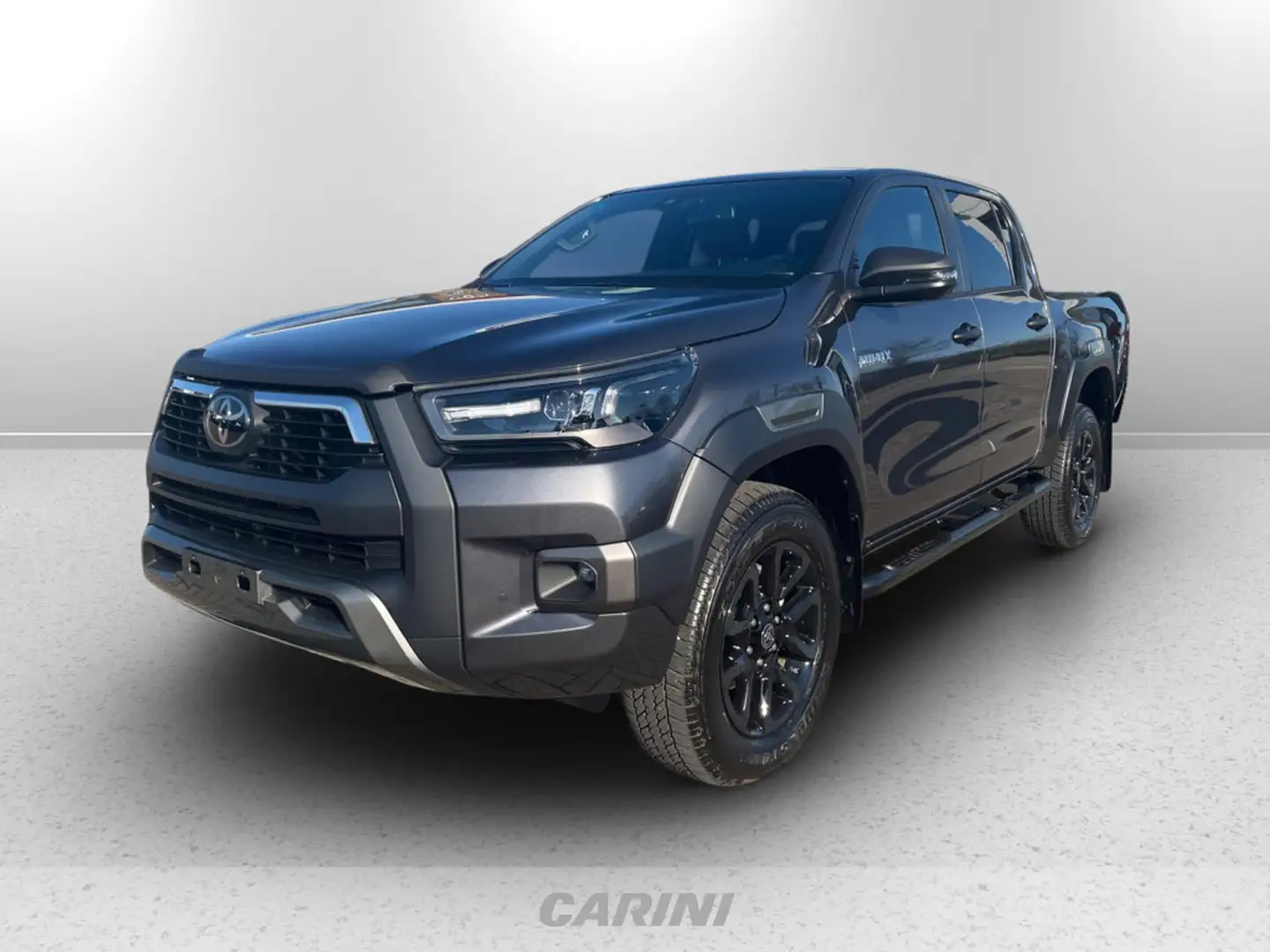 Toyota Hilux 2.4 d-4d double cab invincible auto Grijs - 1