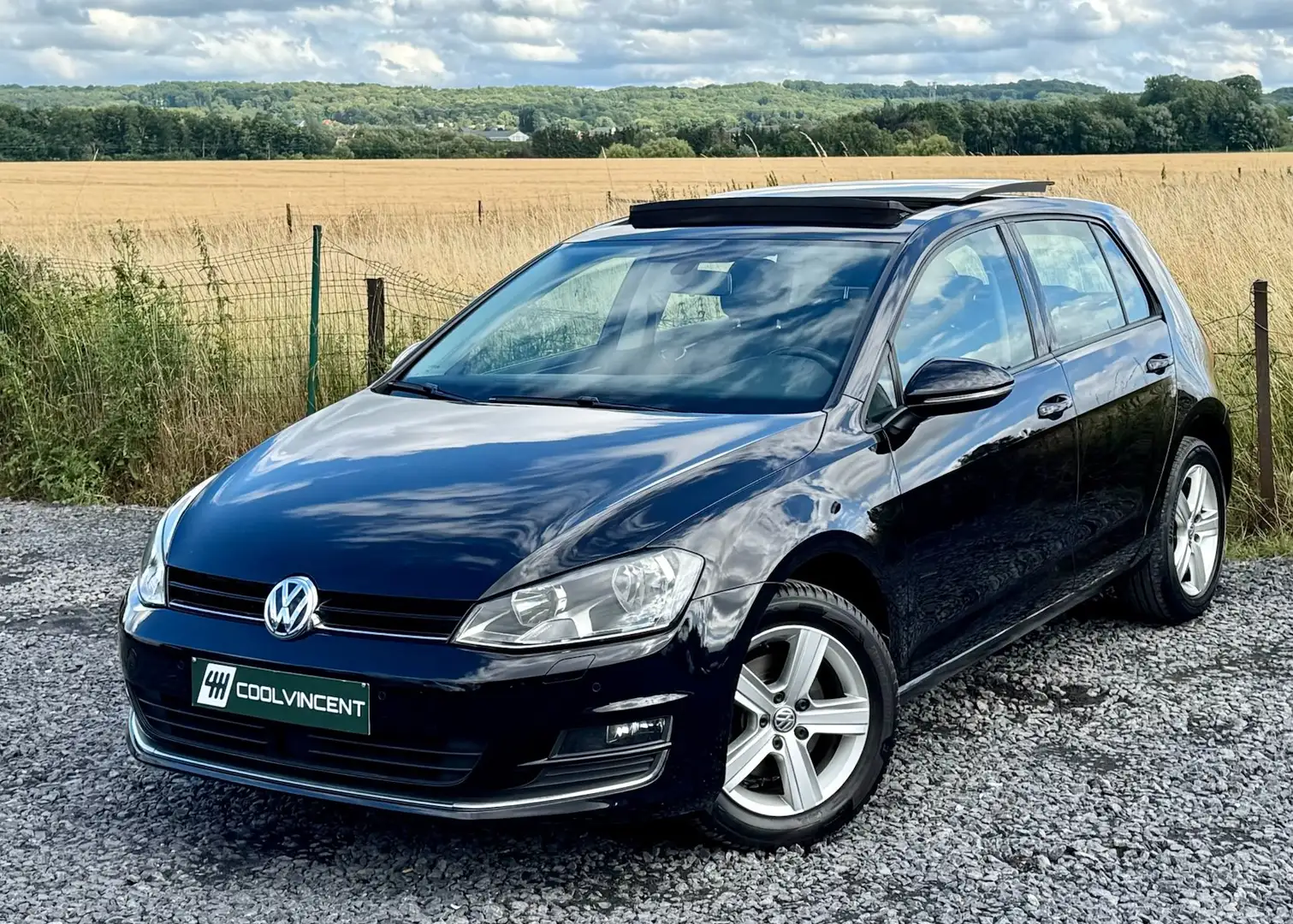 Volkswagen Golf 7 TSI - High line - TO PANO - Sg chauffants Zwart - 1