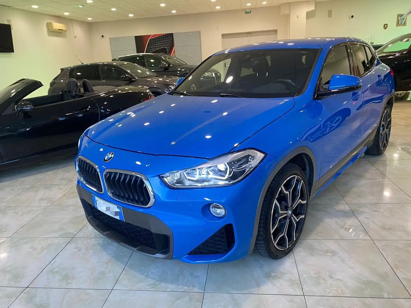 BMW X2 xdrive20d Msport auto Bleu - 2