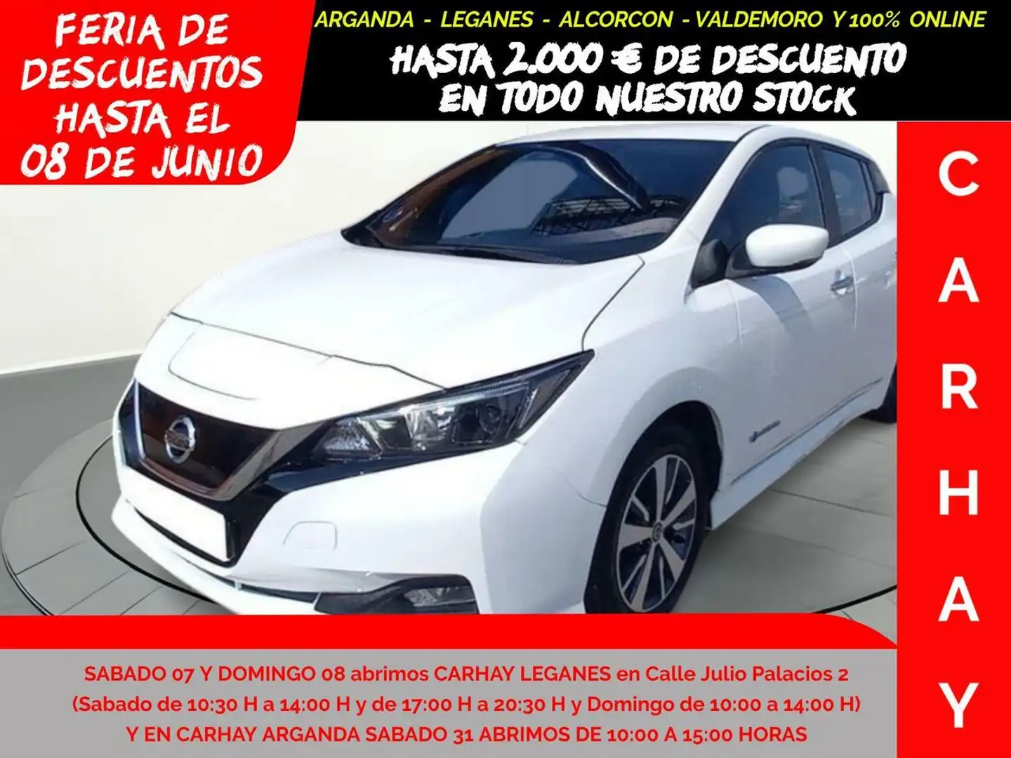 Nissan Leaf 40 kWh Acenta Blanco - 1