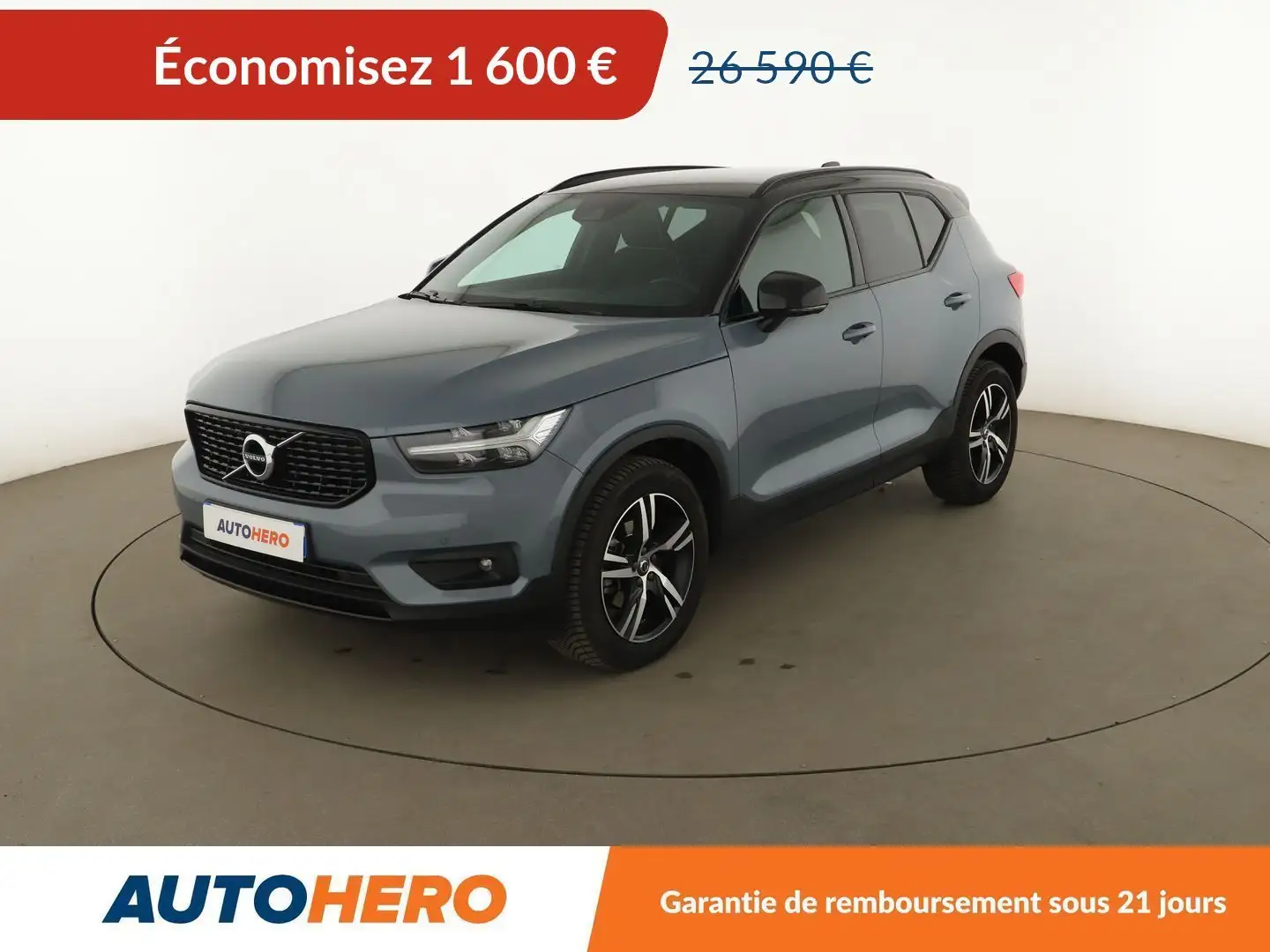 Volvo XC40 1.5 T2 R Design Geartronic 8 Gris - 1