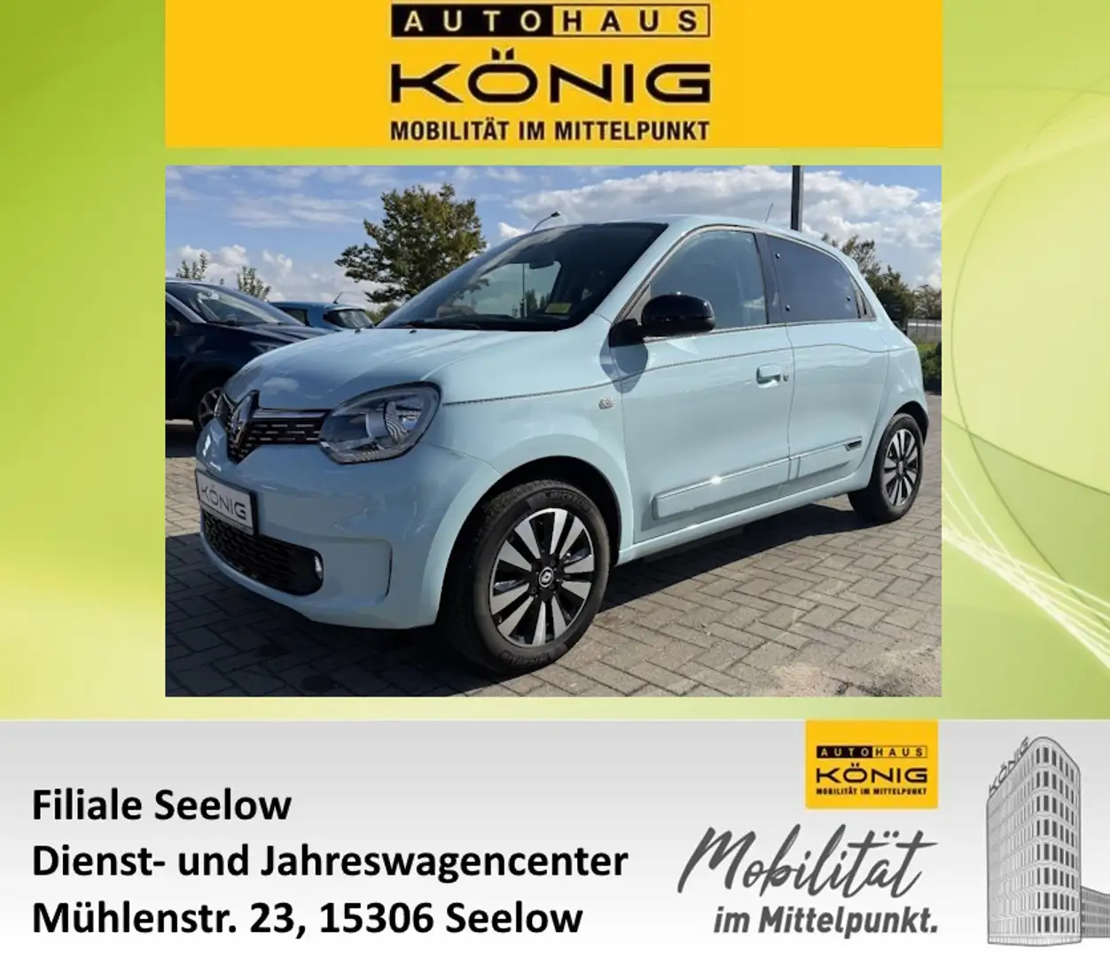Renault Twingo E-Tech 100% ele Blau - 1
