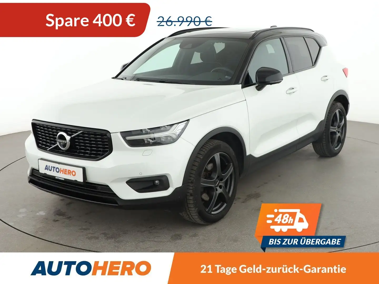 Volvo XC40 2.0 D4 R-Design AWD Aut.*NAVI*ACC*CAM*PDC* Weiß - 1