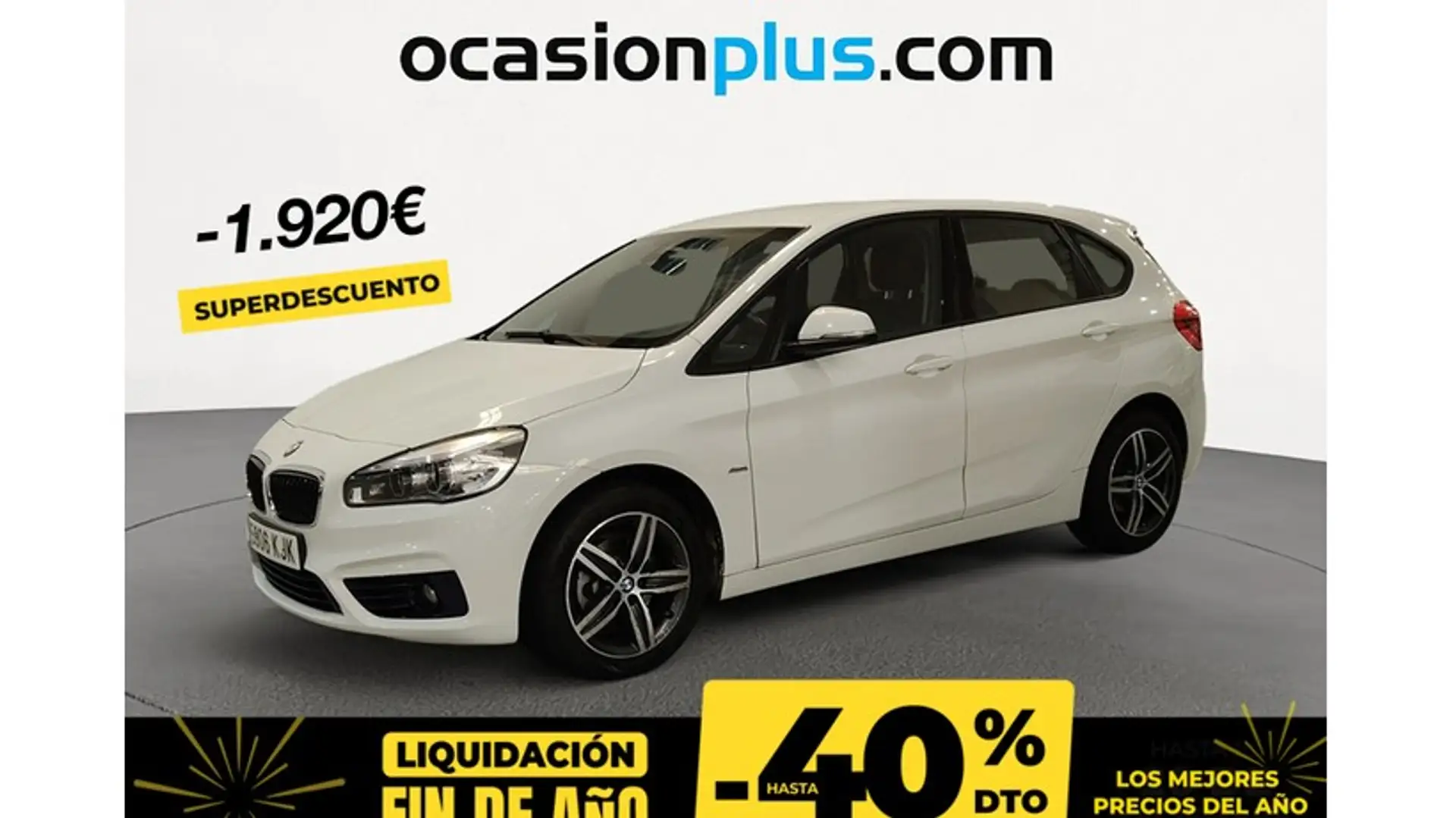 BMW 218 218dA Active Tourer Blanc - 1