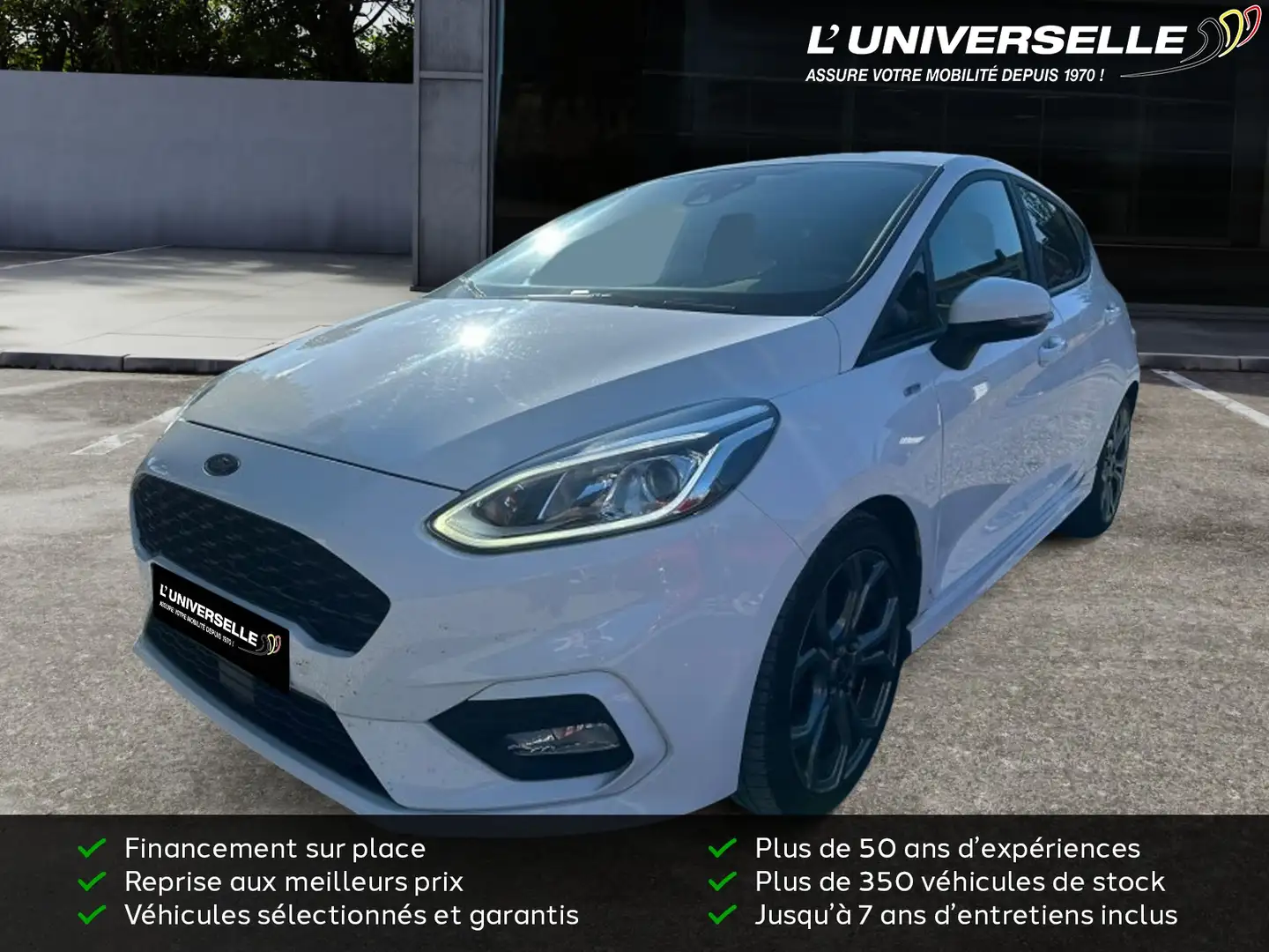 Ford Fiesta PRIX MARCHAND OU EXPORT Blanc - 1