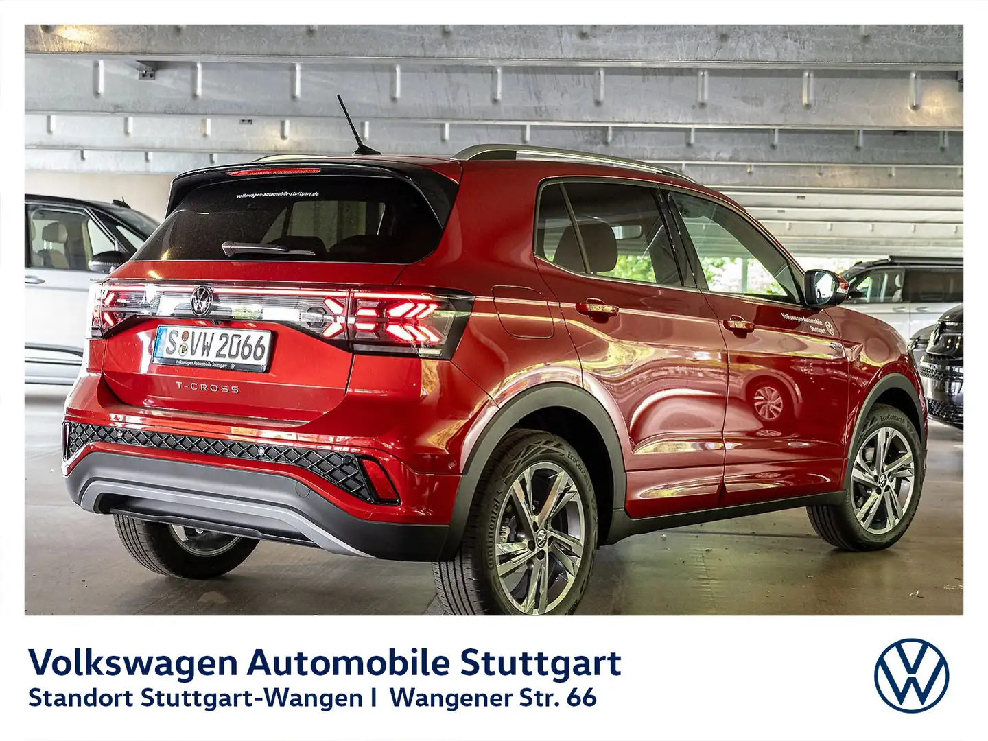 Volkswagen T-Cross R-Line 1.5 TSI DSG Navi Kamera LED AHK Rot - 2