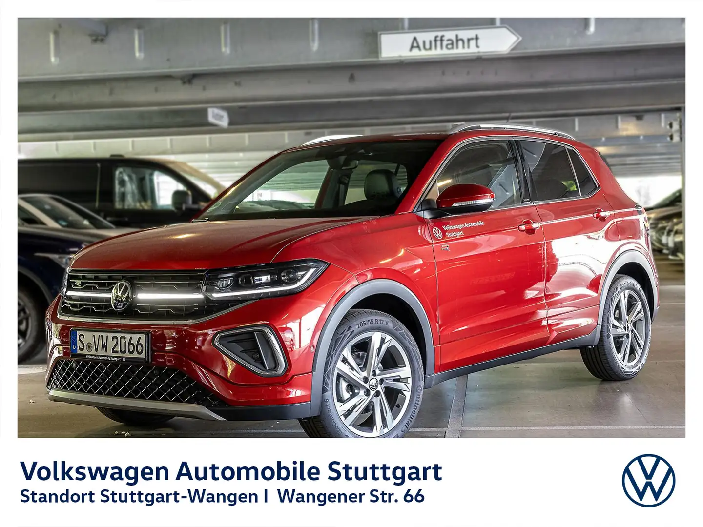 Volkswagen T-Cross R-Line 1.5 TSI DSG Navi Kamera LED AHK Rot - 1