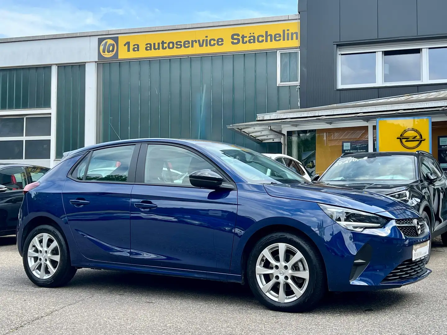 Opel Corsa F 1.2T Edition,RKAM,LED,PDC,KLIMA,ALU Blauw - 1