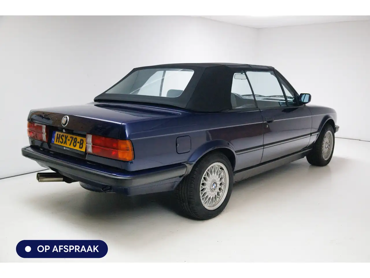BMW 320 3 serie Cabrio 320i E30 6 cilinder handgeschakeld!, foto 3