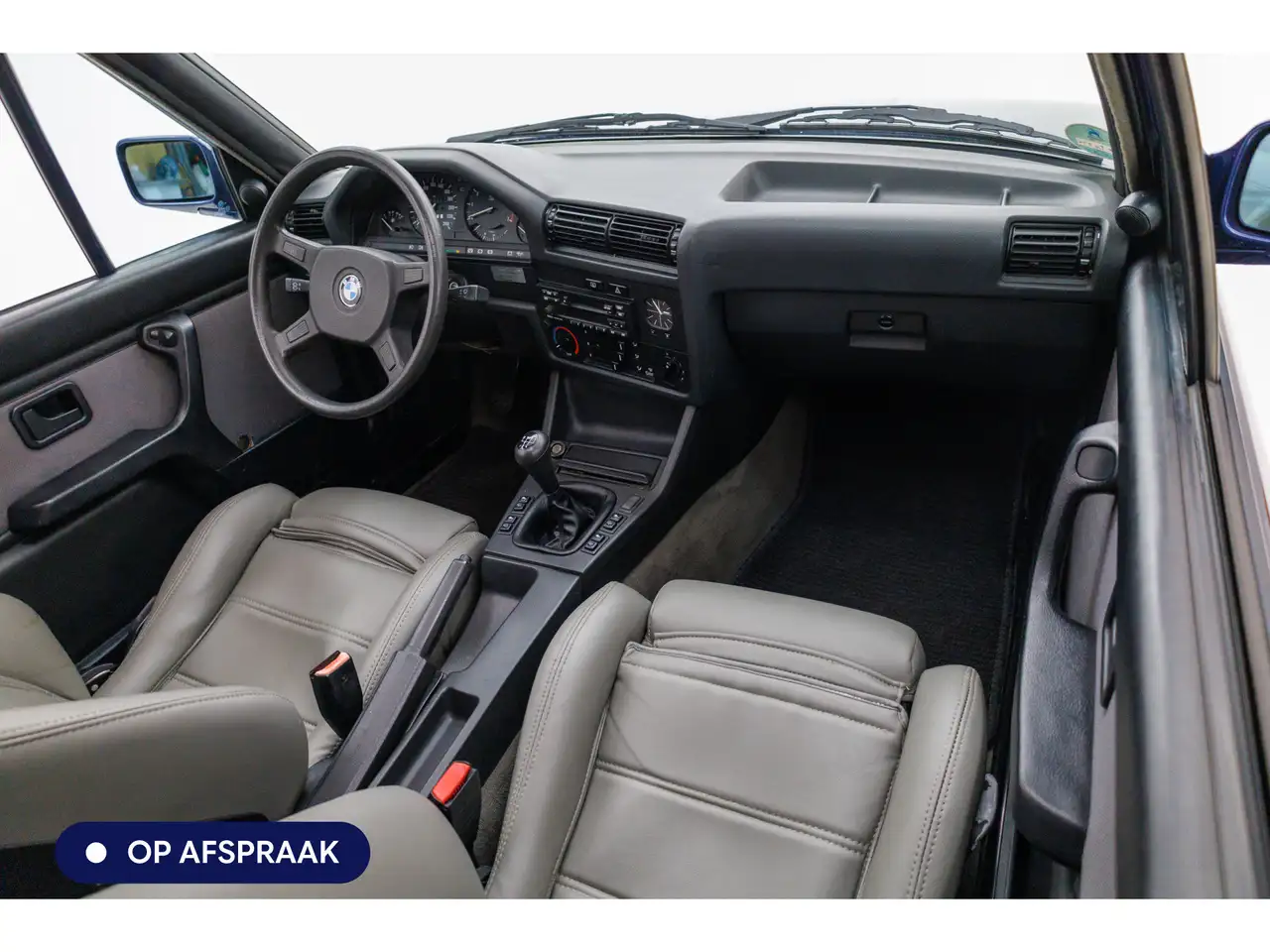 BMW 320 3 serie Cabrio 320i E30 6 cilinder handgeschakeld!, foto 4