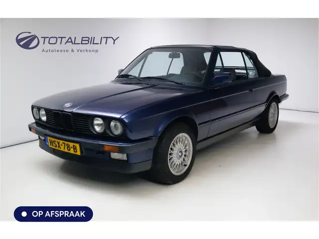 BMW 320 3 serie Cabrio 320i E30 6 cilinder handgeschakeld!