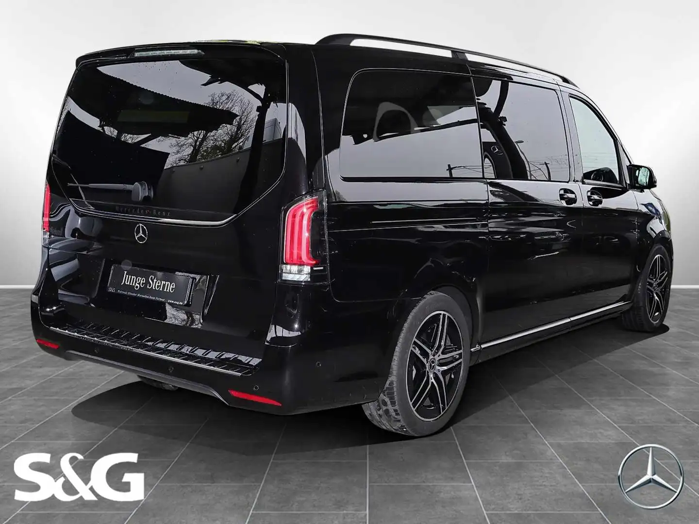 Mercedes-Benz V 250 d STYLE Lang AMG AHK+Sitzhzg.+Night Чёрный - 2
