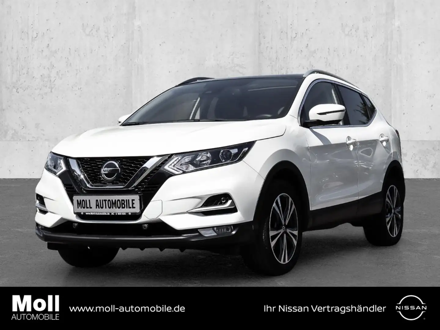 Nissan Qashqai 1.3 DIG-T Zama Navi Panorama Fernlichtass. PDCv+h Biały - 1