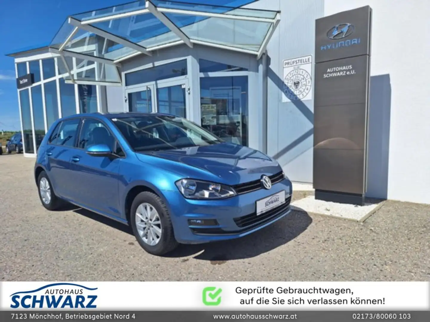 Volkswagen Golf Comfortline 1,2 TSI Blau - 1