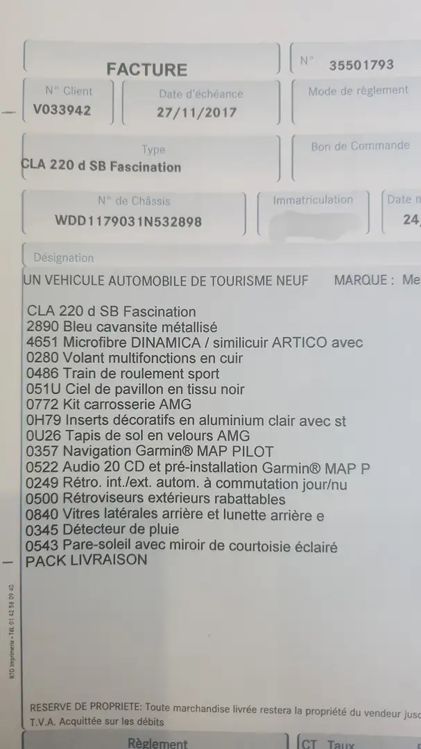 Mercedes-Benz CLA 220 Classe+Shooting+Brake+d+7-G+DCT+Fascination Bleu - 1
