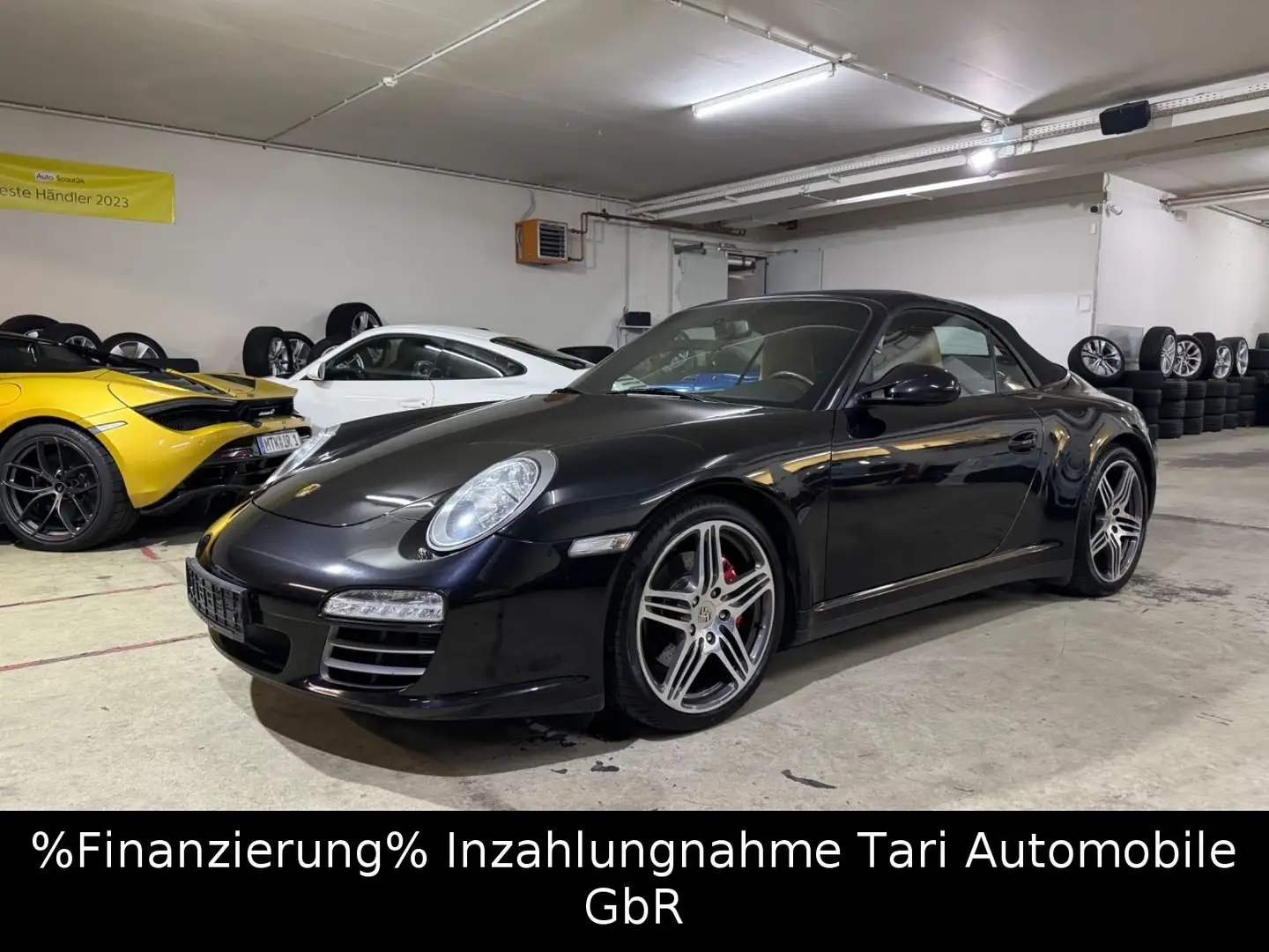 Porsche 997 Carrera 4S Cabrio Schalter BRD,Klappe*80tkm* Schwarz - 2
