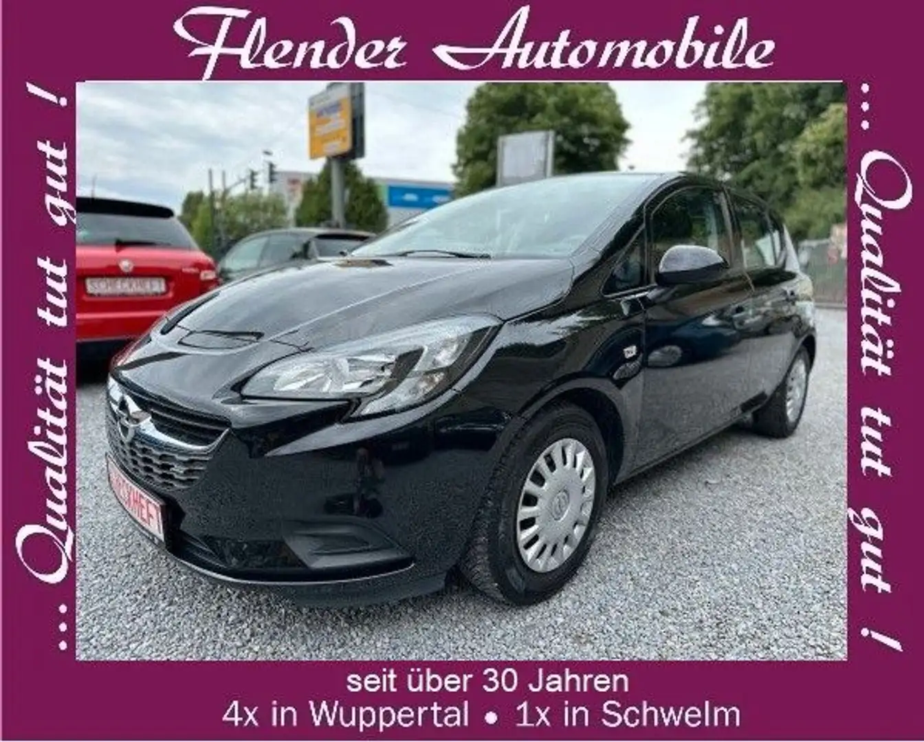 Opel Corsa E Selection,Klima,inkl.3J.Hausgarantie Nero - 1