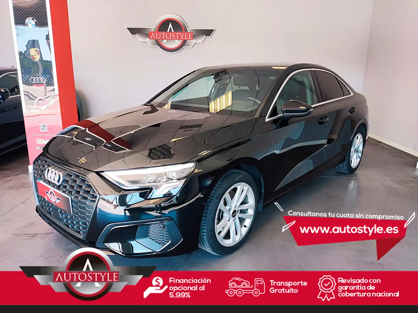Audi A3 Sedán 35 TFSI S tronic Negro - 1