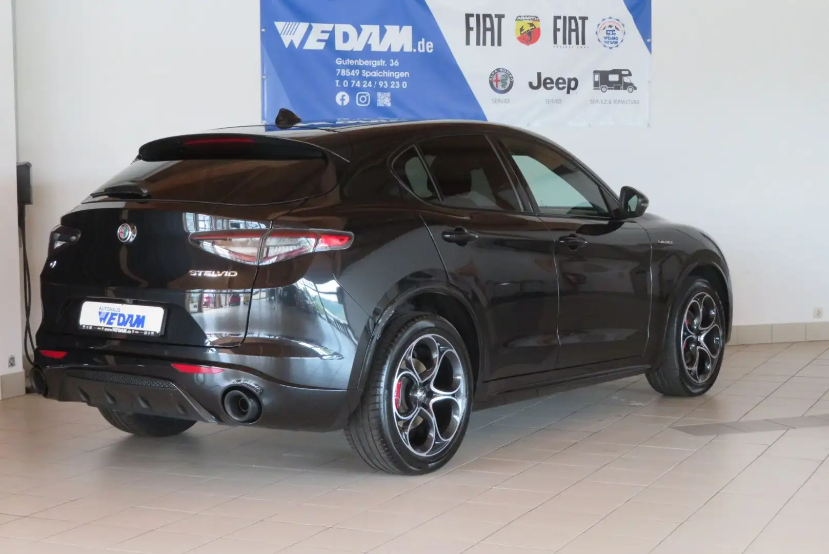 Alfa Romeo Stelvio Veloce Q4 2.0 280PS *Premium+TechPaket* Negro - 2
