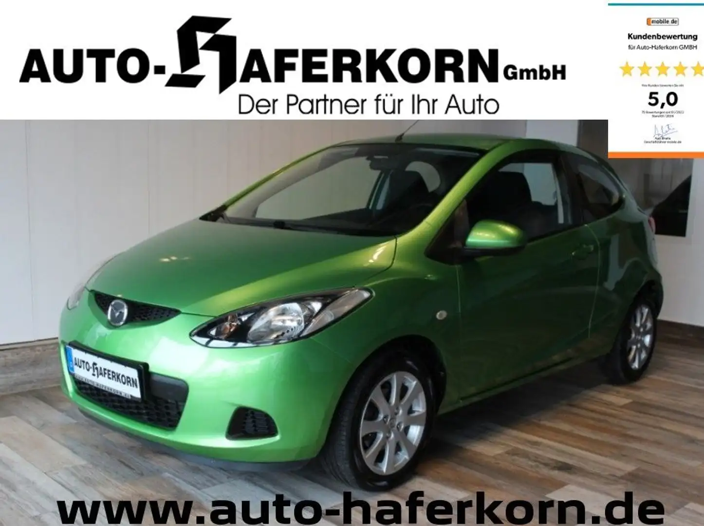Mazda 2 Lim. 1.3 Independence Sport *Klima* Grün - 1