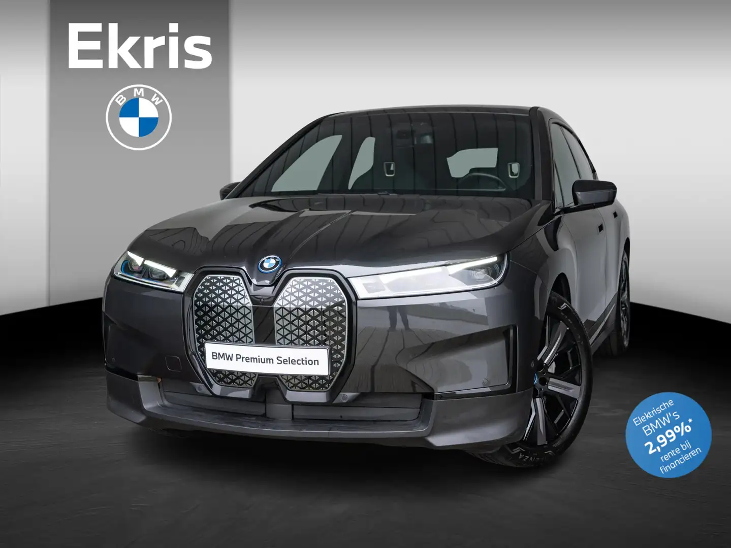 BMW iX xDrive40 | High Executive | Luchtvering | Driving Grijs - 1