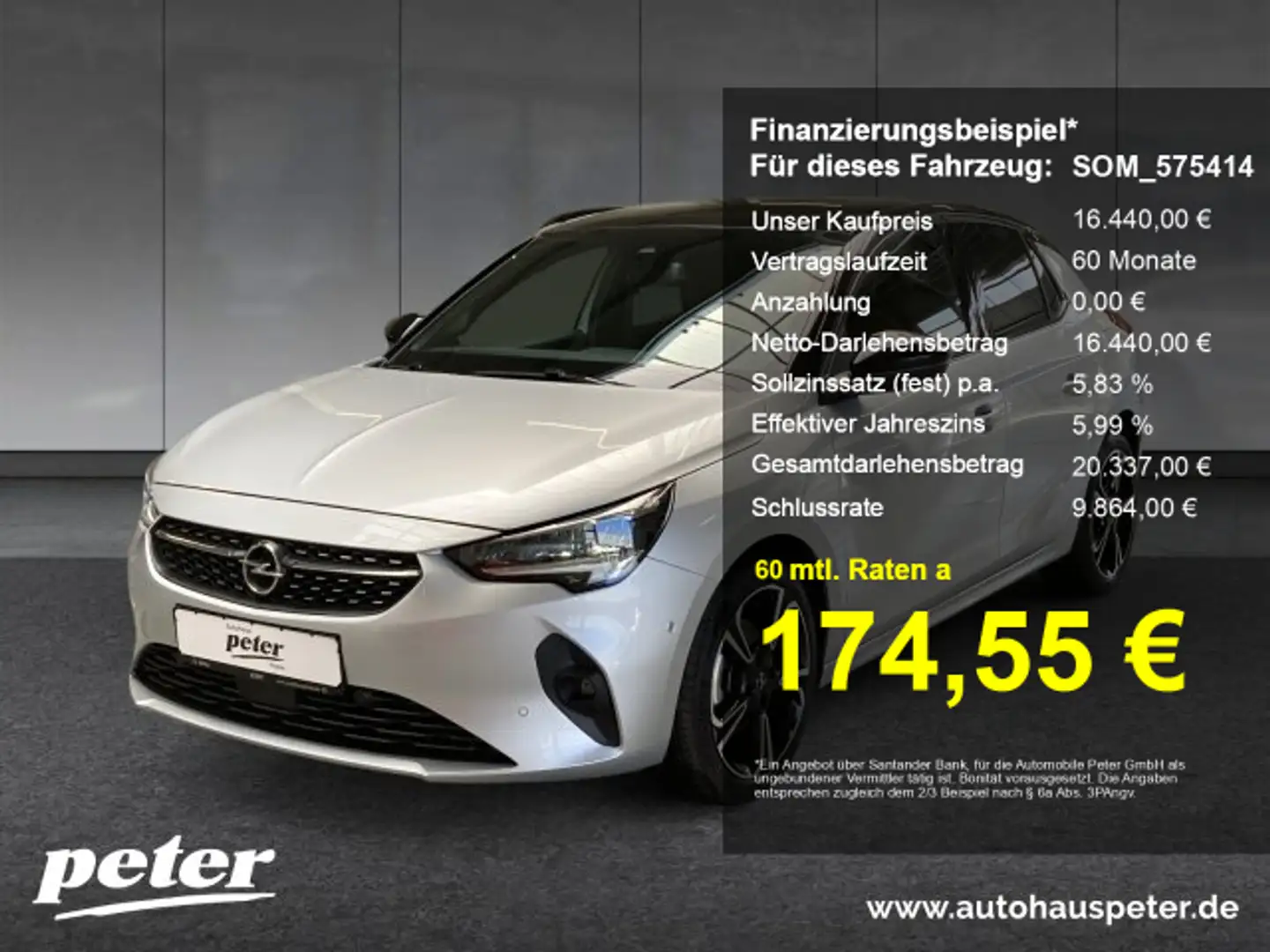 Opel Corsa Corsa F 1.2 Turbo Elegance Klimaautomatik Sitzheiz - 1