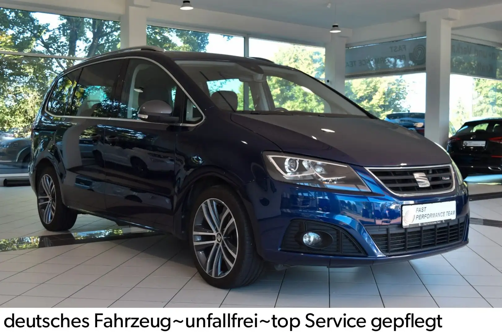 SEAT Alhambra 2.0 TDI FR-Line~Allrad~StandHZ~AHK Blau - 2