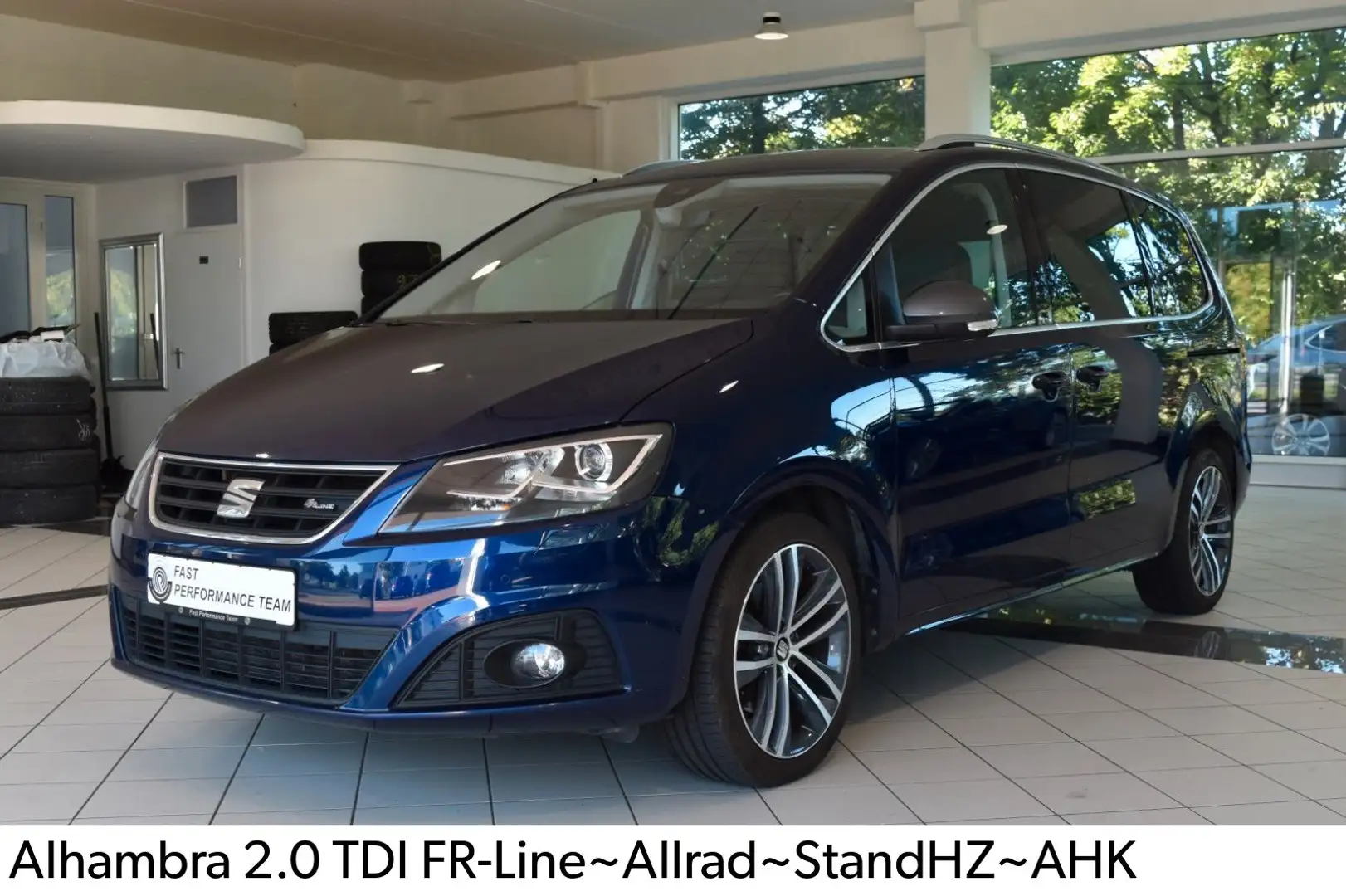 SEAT Alhambra 2.0 TDI FR-Line~Allrad~StandHZ~AHK Blau - 1