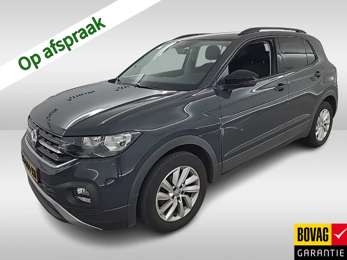 Volkswagen T-Cross 1.0 TSI Life (116 PK) 1e-Eig. Keurig-Onderh. BOVAG Grijs - 1