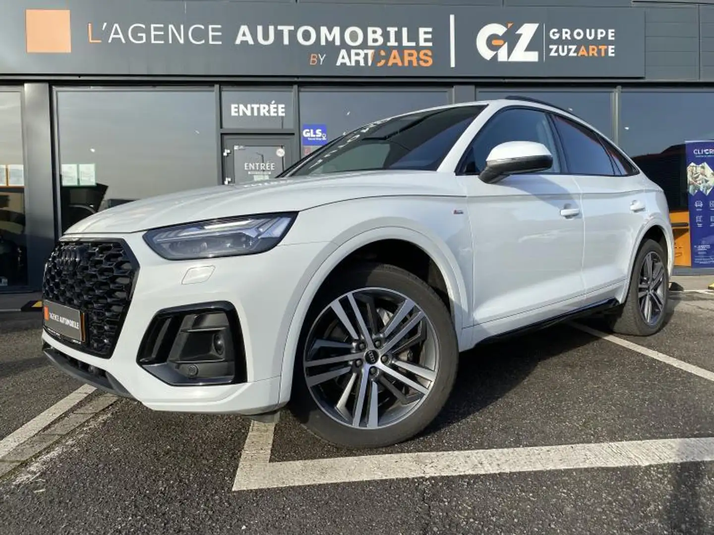 Audi Q5 40 TDI Sportback Quattro S-Tronic S-Line Blanc - 2