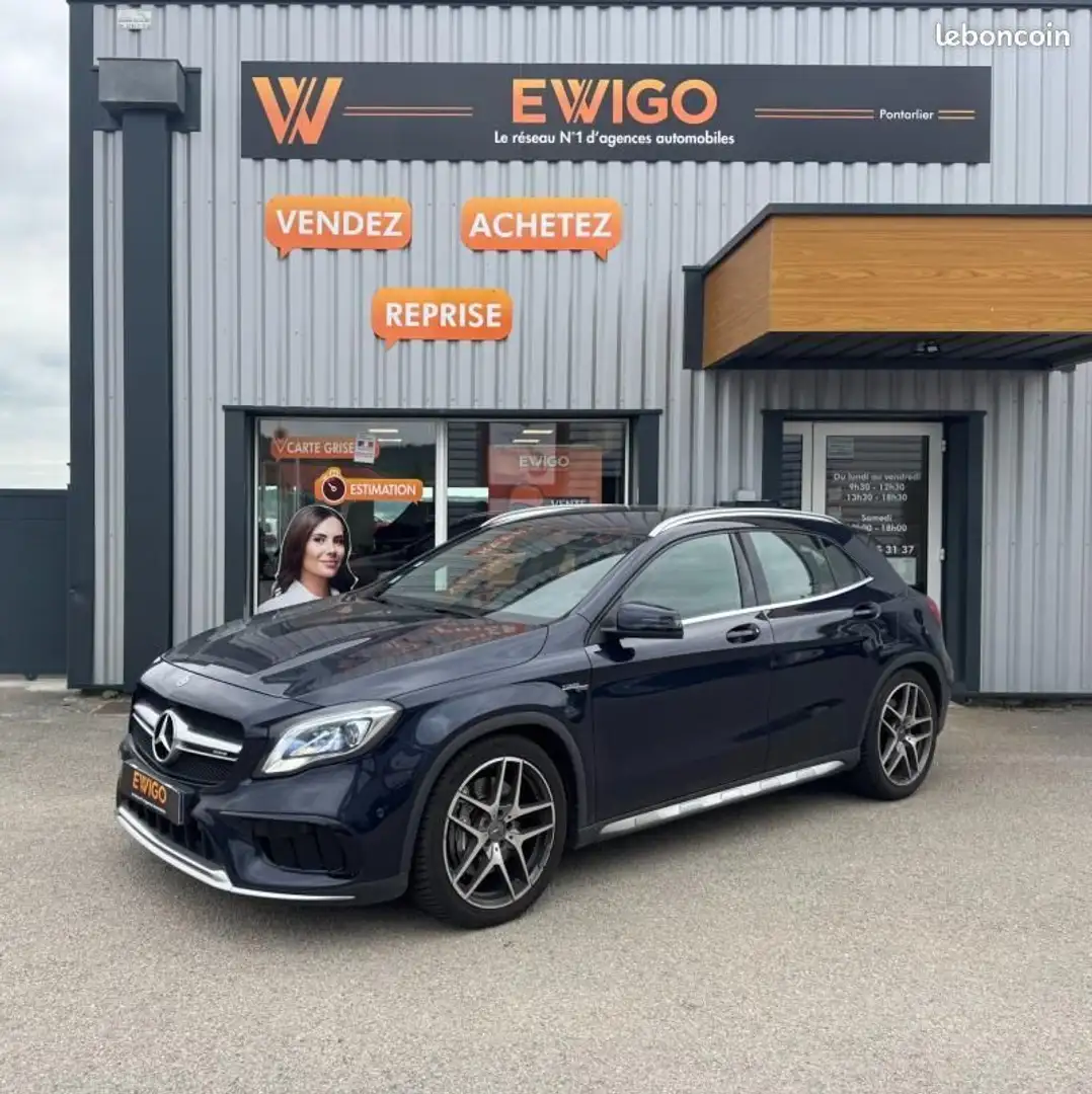 Mercedes-Benz GLA 45 AMG Classe Mercedes 2.0 45 380ch AMG 4MATIC BVA Modrá - 1