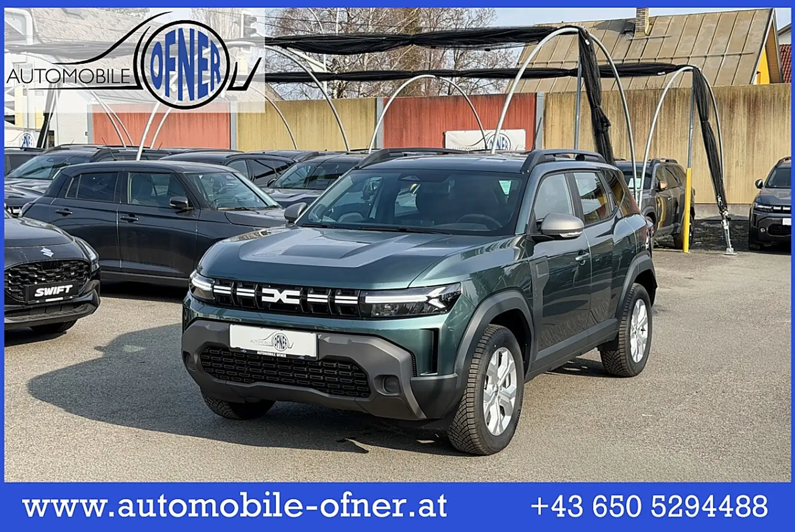 Dacia Duster Expression G-150 4x4 Automatik LED PDC Kamera Grün - 1