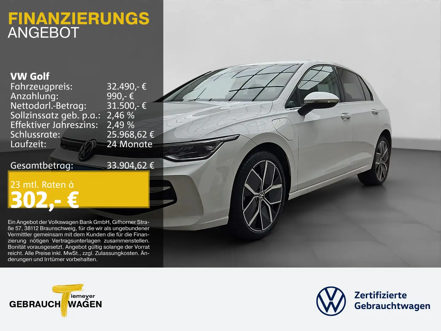 Volkswagen Golf 1.5 TSI eHybrid STYLE MATRIX HuD AHK Weiß - 1